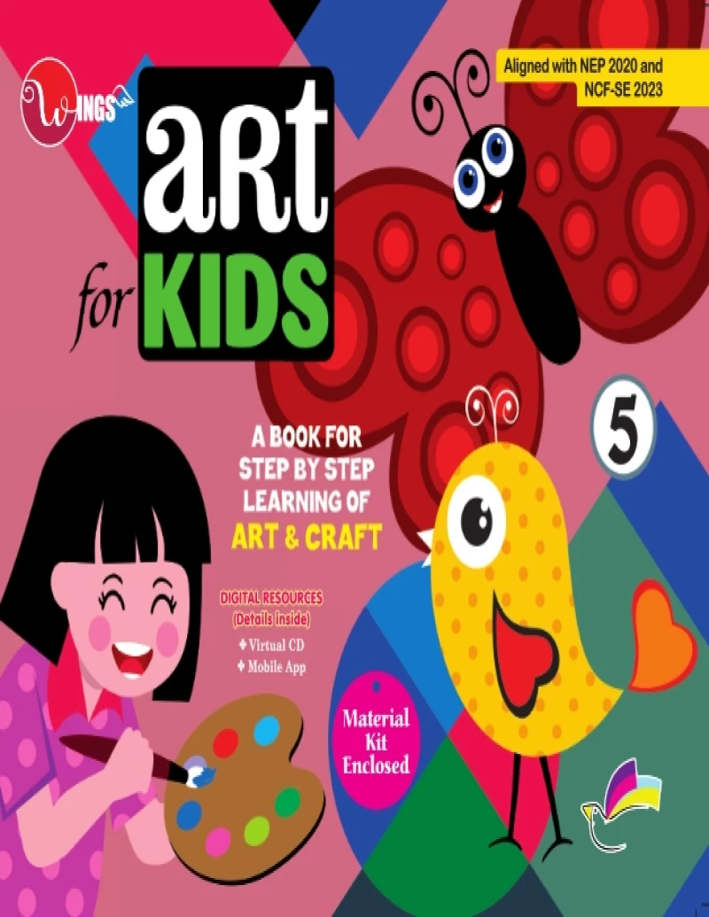 Wings Art  for Kids Drawing-5